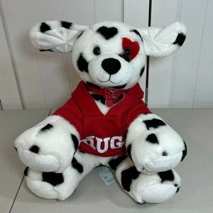Build a Bear Heart Eye Dalmatian Dog Plush w/ NEW Red HUGS Hoodie
